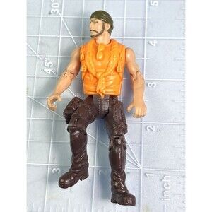 Chap Mei Soldier 4" Action Figure Only! Orange, Brown, Army Green Hat Posable